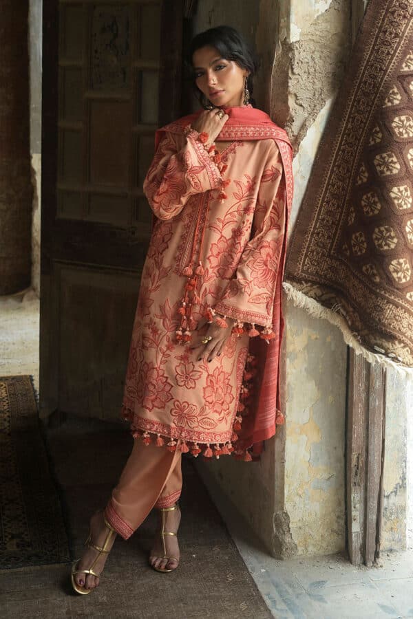 Embroidered-khaddar-dupatta-embroidered-khaddar-shirt-dyed-trouser-gulahmed-k-62057-side Gul Ahmed Winter 2026 - 3 Piece Embroidered Khaddar Suit with Embroidered Khaddar Dupatta–