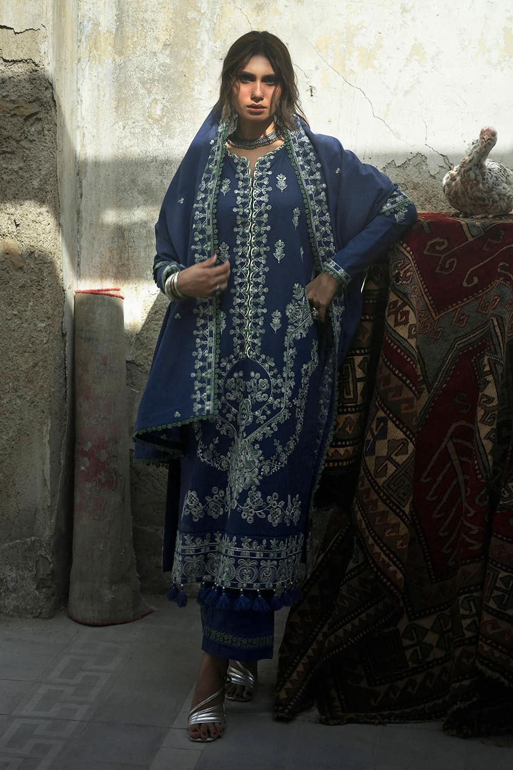 Embroidered-khaddar-dupatta-embroidered-khaddar-shirt-dyed-trouser-gulahmed-k-62062-front Gul Ahmed Winter 2026 - 3 Piece Embroidered Khaddar Suit with Embroidered Khaddar Dupatta