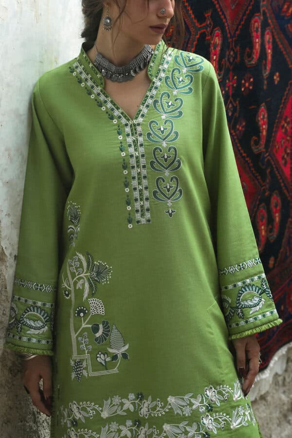 Embroidered-Khaddar-Shirt-Embroidered-Trouser-Gulahmed-TK-52009-Close Gul Ahmed Winter 2026 - 2 Piece Embroidered Khaddar Suit– Embroidered-Khaddar-Shirt-Embroidered-Trouser