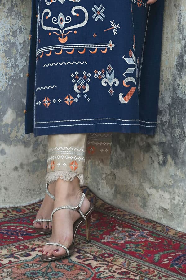 Embroidered-khaddar-shirt-embroidered-trouser-gulahmed-tk-52012-bottom Gul Ahmed Winter 2026 - 2 Piece Embroidered Khaddar Suit– Embroidered-Khaddar-Shirt-Embroidered-Trouser