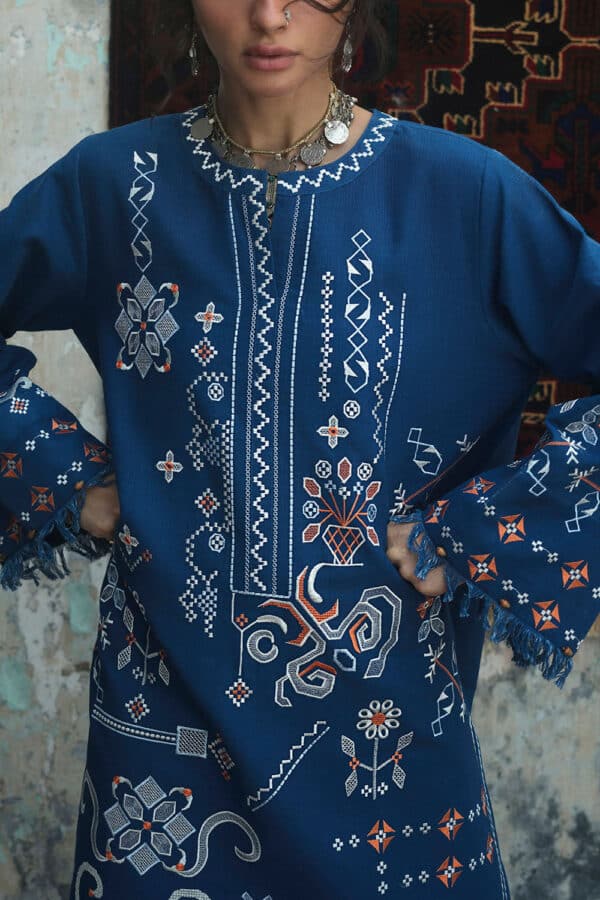 Embroidered-Khaddar-Shirt-Embroidered-Trouser-Gulahmed-TK-52012-Close Gul Ahmed Winter 2026 - 2 Piece Embroidered Khaddar Suit– Embroidered-Khaddar-Shirt-Embroidered-Trouser