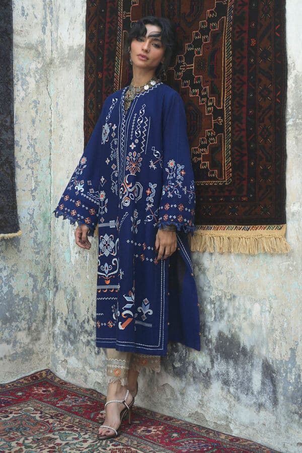 Embroidered-khaddar-shirt-embroidered-trouser-gulahmed-tk-52012-side Gul Ahmed Winter 2026 - 2 Piece Embroidered Khaddar Suit– Embroidered-Khaddar-Shirt-Embroidered-Trouser