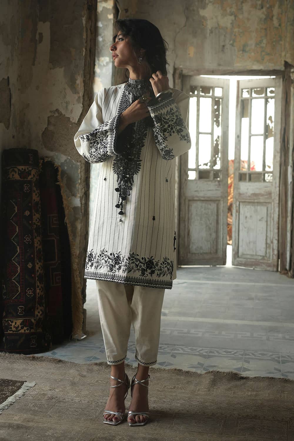 Embroidered-khaddar-shirt-embroidered-trouser-gulahmed-tk-52013-front-1 Gul Ahmed Winter 2026 - 2 Piece Embroidered Khaddar Suit