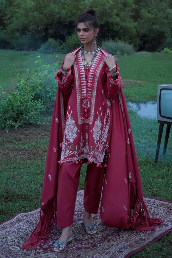 Embroidered-pashmina-shawl-embroidered-pashmina-shirt-dyed-pashmina-trouser-gulahmed-ap-62013-front-1 Gul Ahmed Winter 2026 - 3 Piece Embroidered Pashmina Suit with Embroidered Pashmina Dupatta–