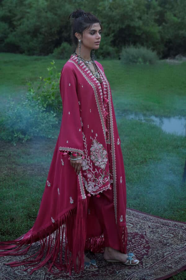 Embroidered-pashmina-shawl-embroidered-pashmina-shirt-dyed-pashmina-trouser-gulahmed-ap-62013-side Gul Ahmed Winter 2026 - 3 Piece Embroidered Pashmina Suit with Embroidered Pashmina Dupatta–