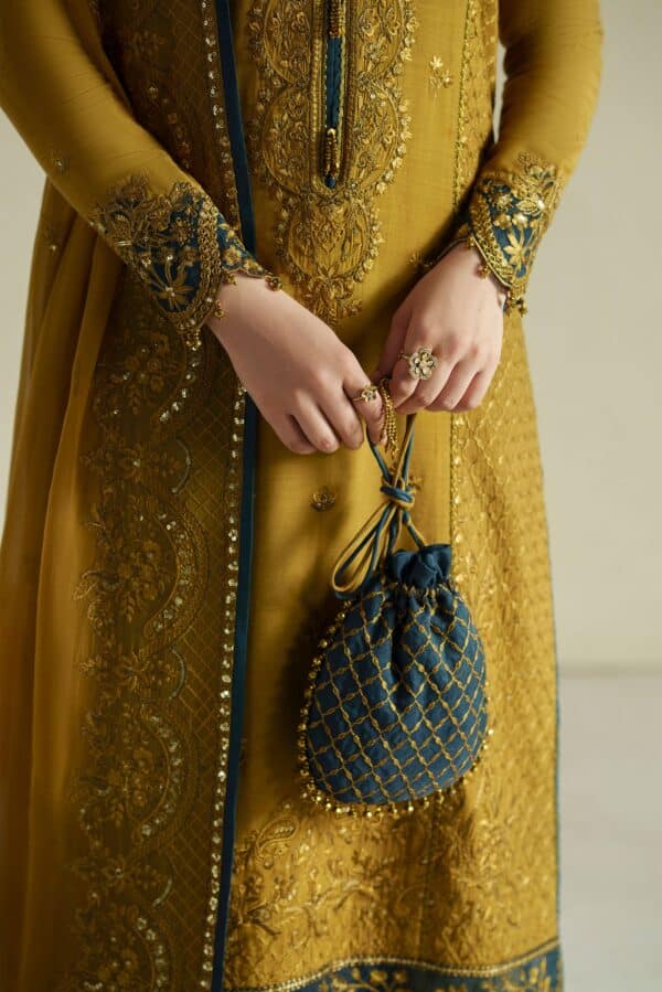 MTB06266 Kundan Antique Gold Shirt Set | Raw Silk Edit'26 Vera World– MTB06266
