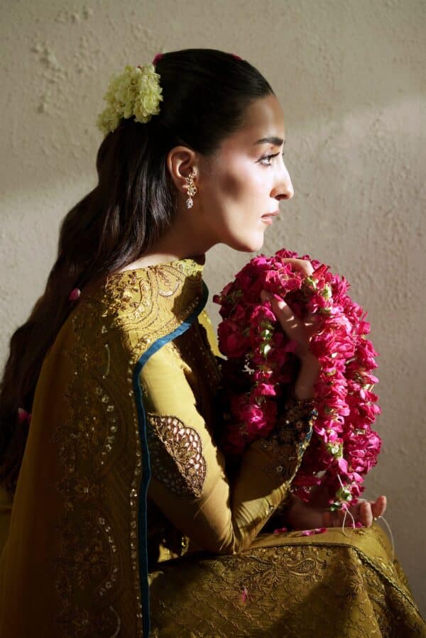 MTB06344 Kundan Antique Gold Shirt Set | Raw Silk Edit'26 Vera World