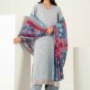 Nishat linen winter collection 2026 | 3 piece - printed embroidered suit - pfe26-46 Nishat Linen Winter Collection 2026 | 3 Piece - Printed Embroidered Suit - PFE26-46