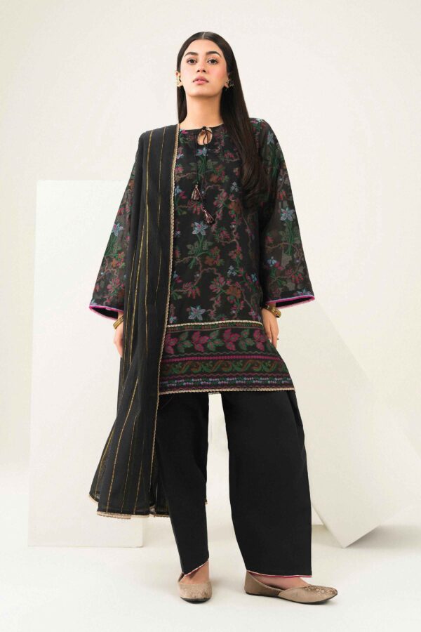 Nishat Linen Winter Collection 2026 | 3 Piece - Embroidered Suit - PFE26-53
