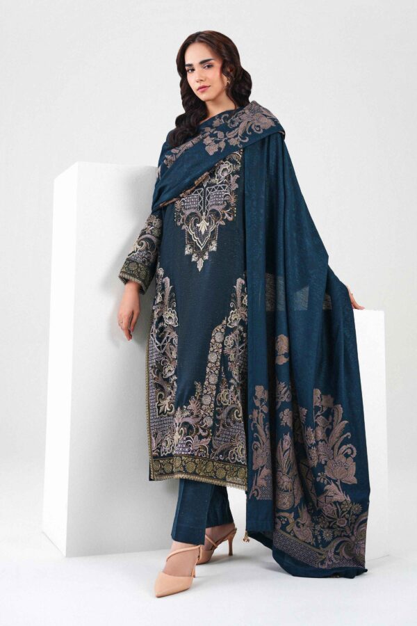 Nishat Linen Winter Collection 2026 | 2 Piece - Embroidered Suit - PW25-180