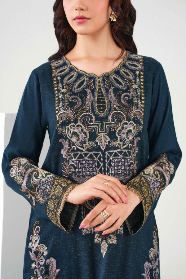 Nishat Linen Winter Collection 2026 | 2 Piece - Embroidered Suit - PW25-180 - Image 5
