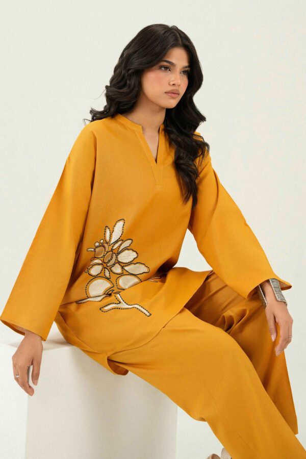 Nishat Linen Winter Collection 2026 | 2 Piece - Embroidered Suit - PW25-295– PW25-295- 7