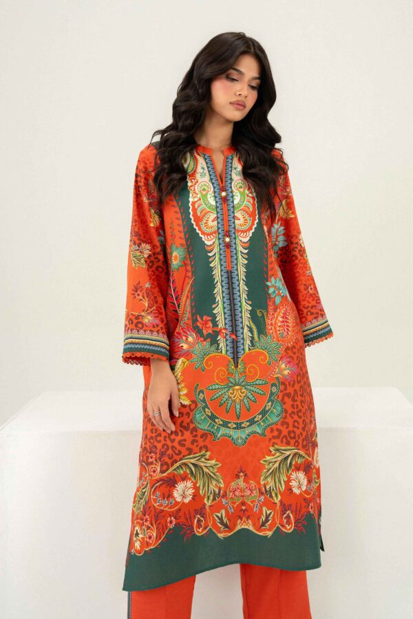 Nishat linen winter collection 2026 | 2 piece - printed suit - pw25-320 Nishat Linen Winter Collection 2026 | 2 Piece - Printed Suit - PW25-320 - Image 5