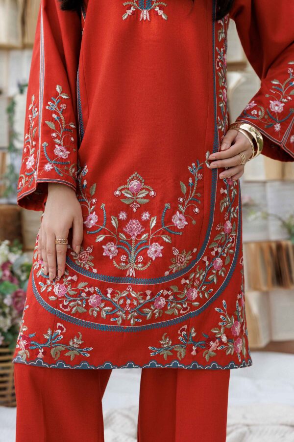 Nishat linen winter collection 2026 | 2 piece - embroidered suit - pw25-322 Nishat Linen Winter Collection 2026 | 2 Piece - Embroidered Suit - PW25-322 - Image 10