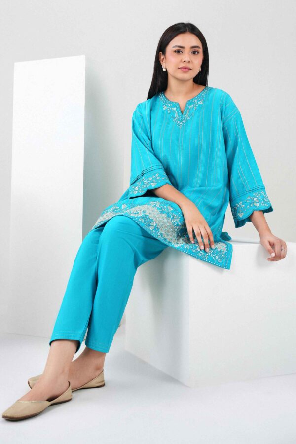 Nishat Linen Winter Collection 2026 | 2 Piece - Embroidered Suit - PW25-368