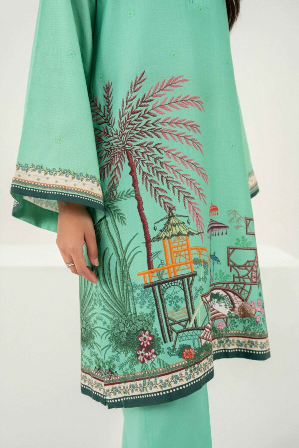 Nishat linen winter collection 2026 | 2 piece - printed embroidered suit - pw25-387 Nishat Linen Winter Collection 2026 | 2 Piece - Printed Embroidered Suit - PW25-387 - Image 6
