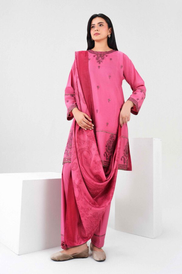 Nishat linen winter collection 2026 | 3 piece - embroidered suit - pw25-459 Nishat Linen Winter Collection 2026 | 3 Piece - Embroidered Suit - PW25-459 - Image 4