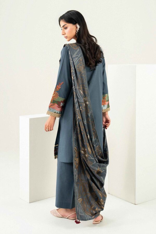 Nishat Linen Winter Collection 2026 | 3 Piece - Embroidered Suit - PW25-462 - Image 3
