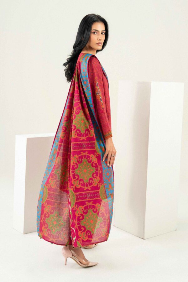 Nishat linen winter collection 2026 | 3 piece - printed embroidered suit - pw25-463 Nishat Linen Winter Collection 2026 | 3 Piece - Printed Embroidered Suit - PW25-463 - Image 3