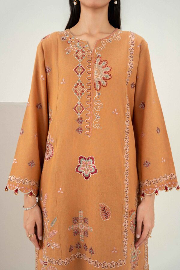 Nishat linen winter collection 2026 | 2 piece - embroidered suit - pw25-481 Nishat Linen Winter Collection 2026 | 2 Piece - Embroidered Suit - PW25-481 - Image 5