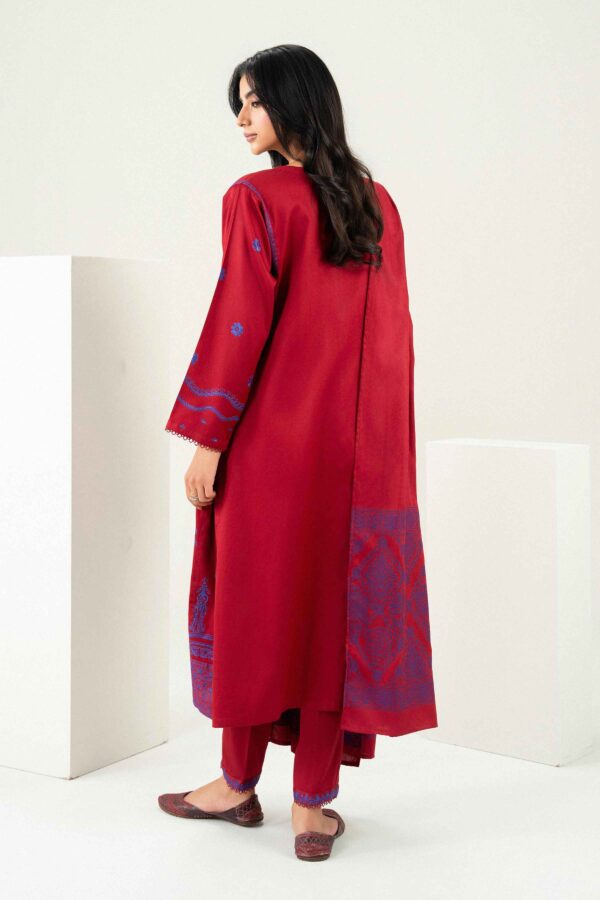 Nishat Linen Winter Collection 2026 | 3 Piece - Embroidered Suit - PW25-500 - Image 3