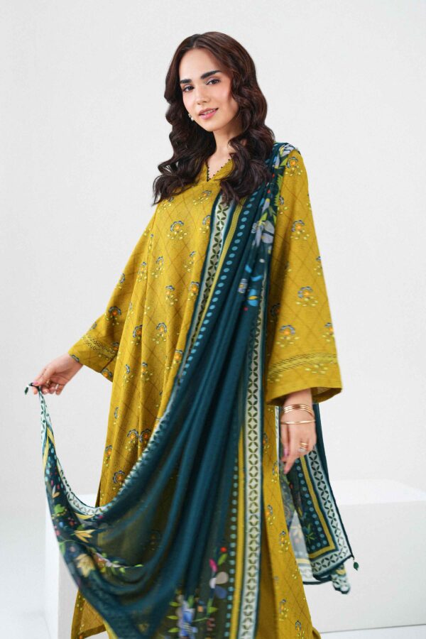Nishat linen winter collection 2026 | 3 piece - printed suit - pw25-519 Nishat Linen Winter Collection 2026 | 3 Piece - Printed Suit - PW25-519 - Image 5