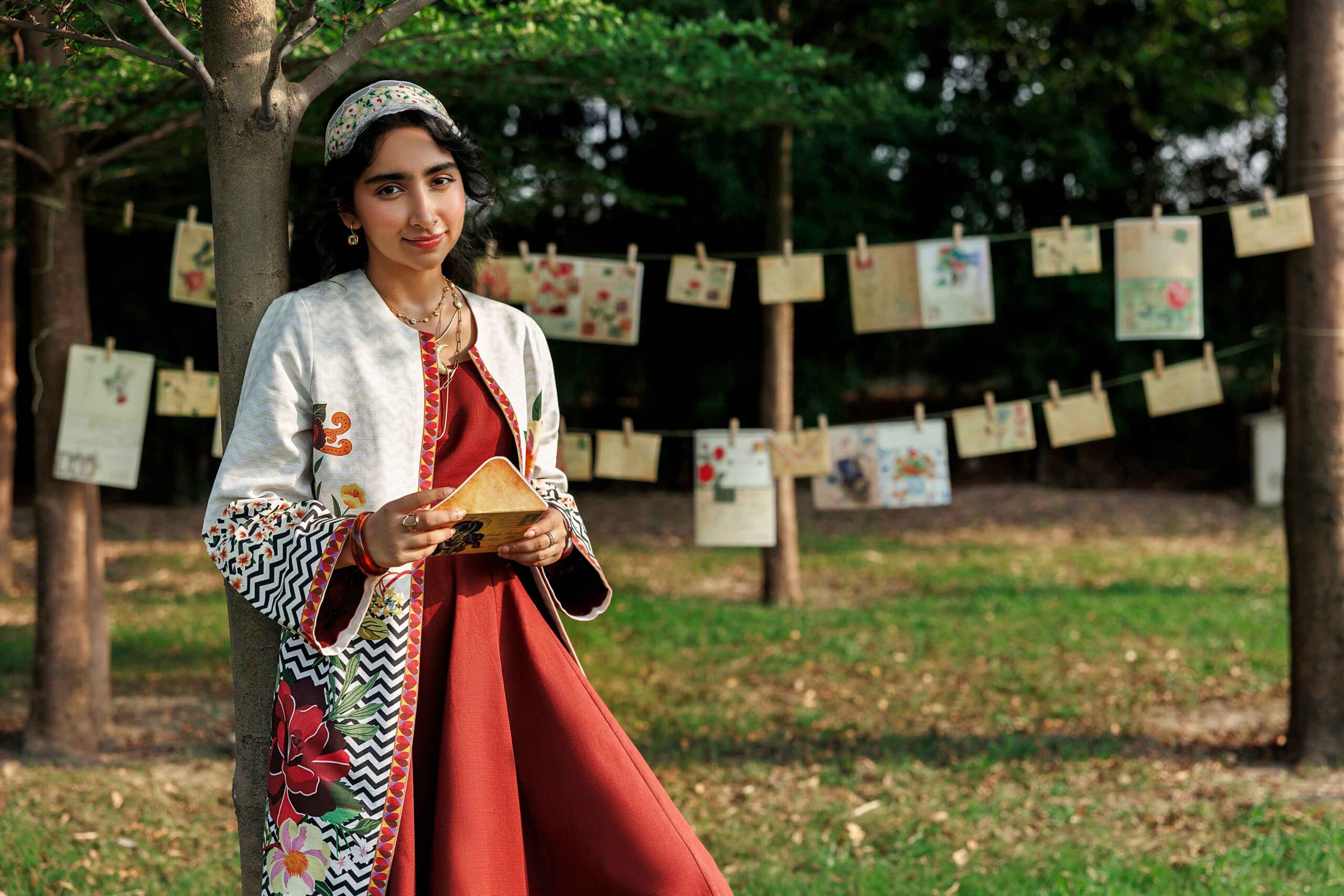 Nishat linen winter collection 2026 | printed jacket - pw25-556 Nishat Linen Winter Collection 2026 | Printed Jacket - PW25-556 - Image 6