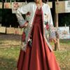 Nishat Linen Winter Collection 2026 | Printed Jacket - PW25-556