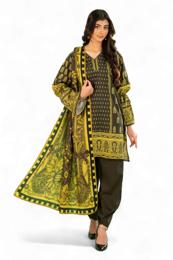 Printed-cotton-linen-dupatta-printed-cotton-linen-shirt-dyed-trouser-gulahmed-wns-52032-front-white Gul Ahmed Winter 2026 - 3 Piece Printed Cotton Linen Suit with Dupatta– Printed-Cotton-Linen-Dupatta-Printed-Cotton-L