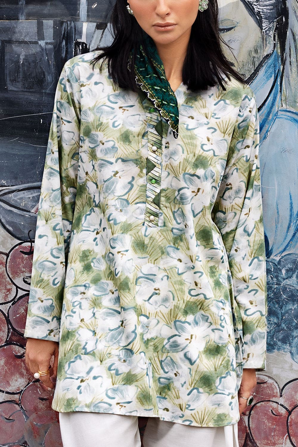 Printed-cotton-linen-khaddar-shirt-dyed-trouser-gulahmed-sct-52003-close Gul Ahmed Winter 2026 - 2 Piece Printed Cotton Linen Khaddar Suit– Printed-Cotton-Linen-Khaddar-Shirt-Dyed-Trous