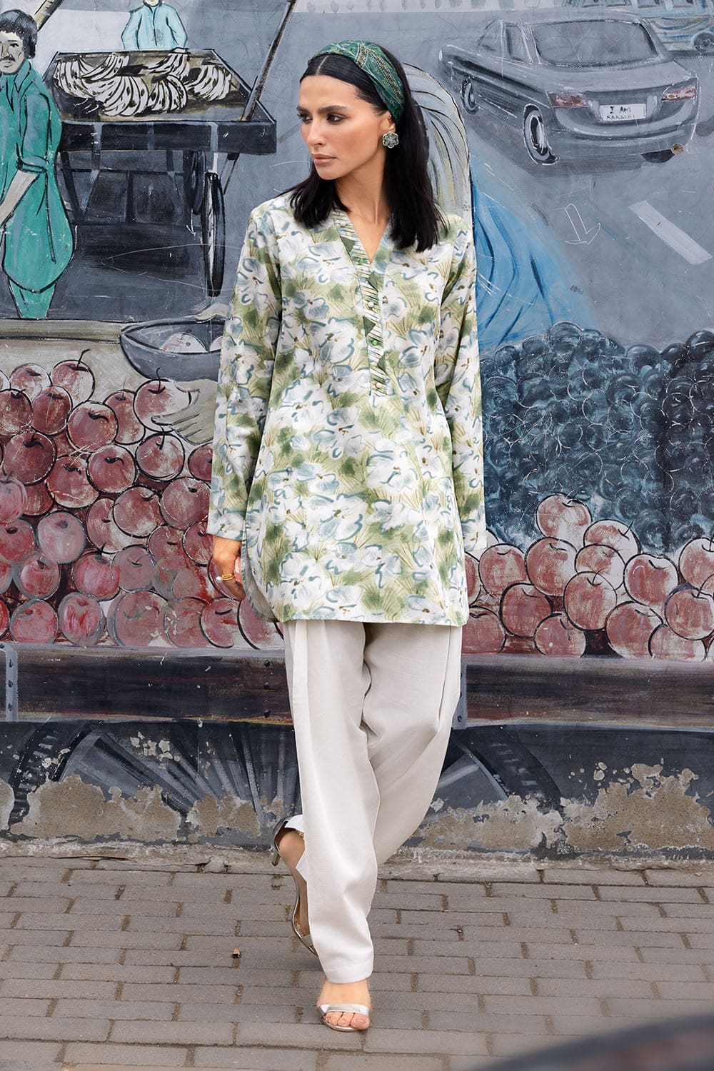 Printed-cotton-linen-khaddar-shirt-dyed-trouser-gulahmed-sct-52003-front Gul Ahmed Winter 2026 - 2 Piece Printed Cotton Linen Khaddar Suit