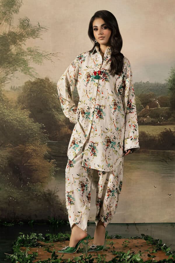 Printed-Jacquard-Slub-Khaddar-Shirt-and-Trouser-Gulahmed-SCT-52001-Front Gul Ahmed Winter 2026 - 2 Piece Printed Jacquard Slub Khaddar Shirt and Trouser