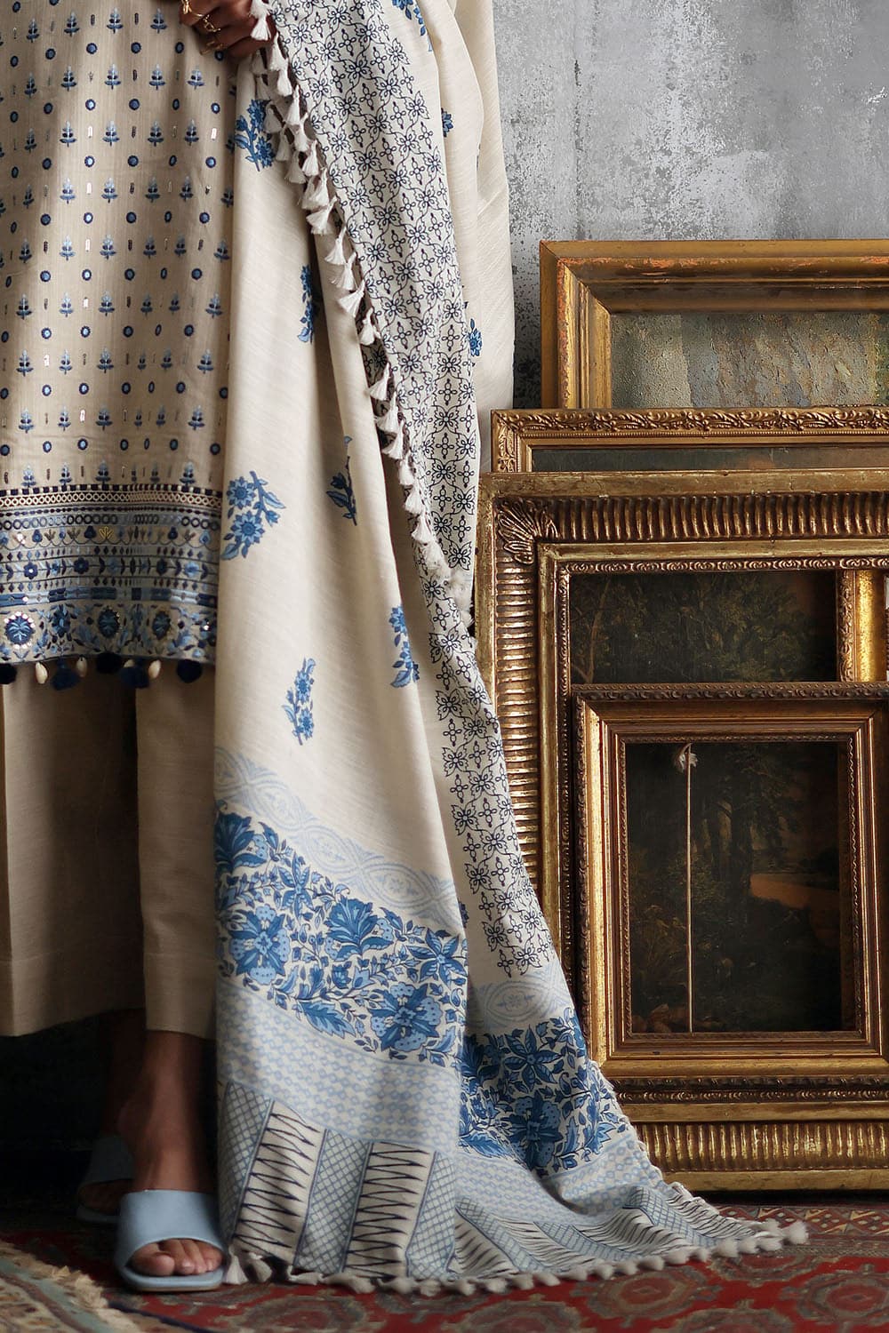 Gul ahmed winter 2026 - 3 piece embroidered khaddar suit with printed khaddar dupatta– Gul Ahmed Winter 2026 - 3 Piece Embroidered Khaddar Suit with Printed Khaddar Dupatta–