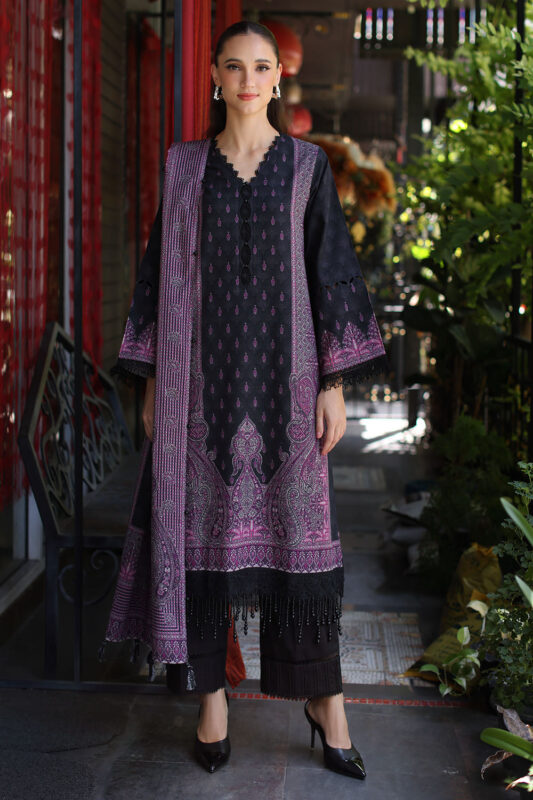 Gul Ahmed Winter 2026 3 Piece Printed Khaddar Suit with Printed Khaddar Dupatta