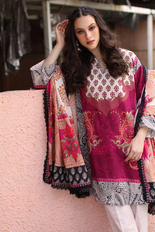 Printed-khaddar-dupatta-printed-khaddar-shirt-dyed-trouser-gulahmed-k-62034-close-1 Gul Ahmed Winter 2026 3 Piece Printed Khaddar Suit with Printed Khaddar Dupatta– Printed-Khaddar-Dupatta-Printed-Khaddar-Shir