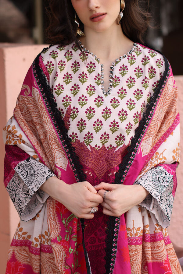 Gul Ahmed Winter 2026 3 Piece Printed Khaddar Suit with Printed Khaddar Dupatta– Printed-Khaddar-Dupatta-Printed-Khaddar-Shir