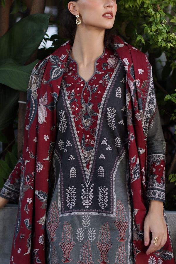 Gul Ahmed Winter 2026 3 Piece Printed Khaddar Suit with Printed Khaddar Dupatta– Printed-Khaddar-Dupatta-Printed-Khaddar-Shir