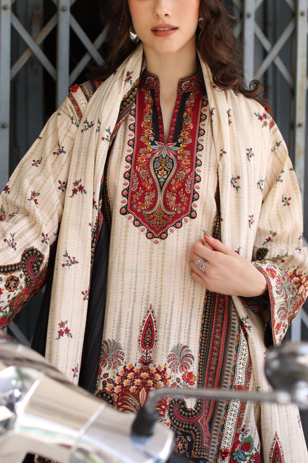 Gul Ahmed Winter 2026 3 Piece Printed Khaddar Suit with Printed Khaddar Dupatta– Printed-Khaddar-Dupatta-Printed-Khaddar-Shir