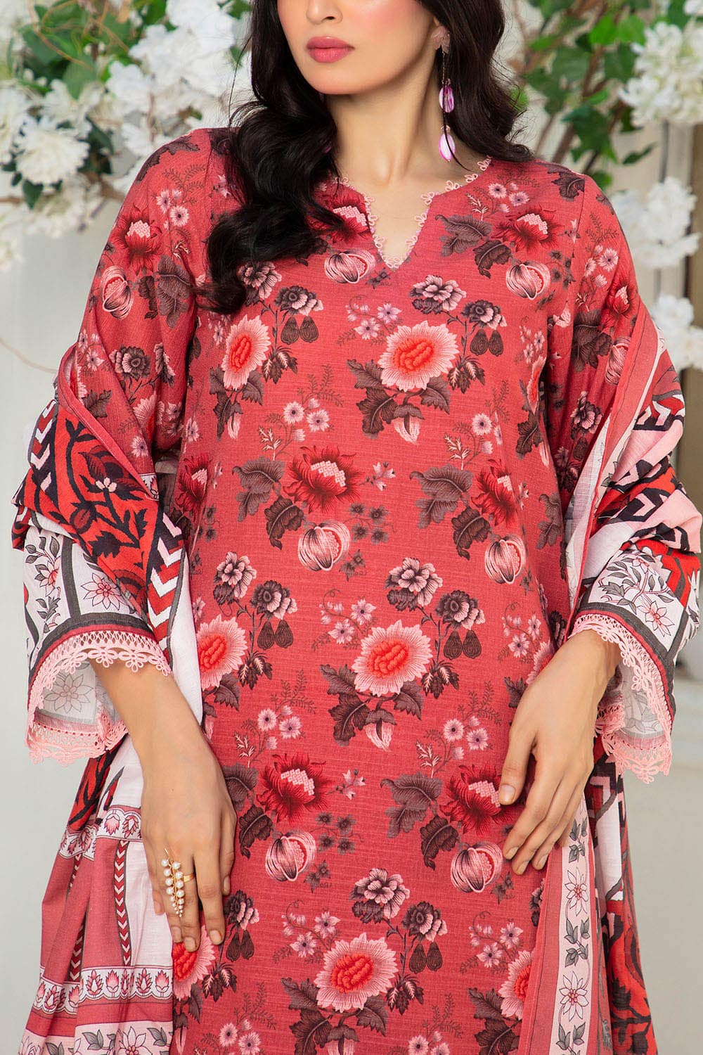 Printed-khaddar-dupatta-printed-khaddar-shirt-dyed-trouser-gulahmed-sd-52209-close Gul Ahmed Winter 2026 - 3 Piece Printed Khaddar Suit with Dupatta– Printed-Khaddar-Dupatta-Printed-Khaddar-Shirt