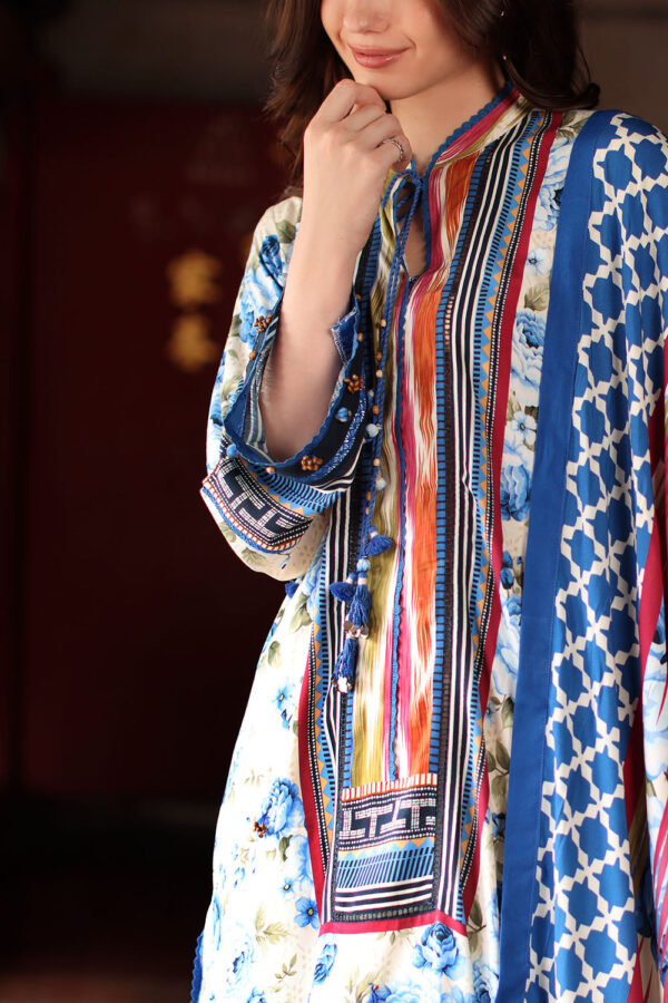 Gul Ahmed Winter 2026 3 Piece Printed Linen Suit with Printed Linen Dupatta– Printed-Linen-Dupatta-Printed-Linen-Shirt-Dye