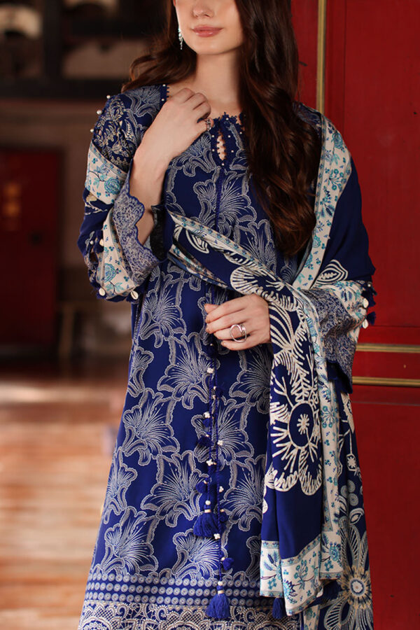 Gul Ahmed Winter 2026 3 Piece Printed Linen Suit with Printed Linen Dupatta– Printed-Linen-Dupatta-Printed-Linen-Shirt-Dye