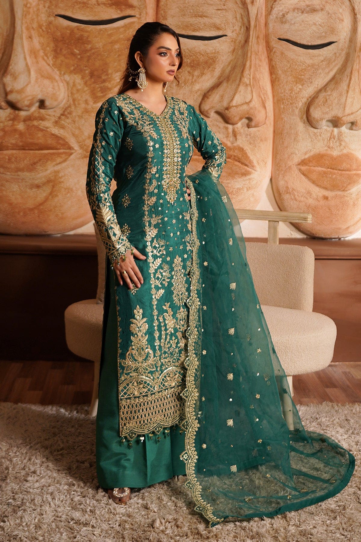 Rhp07266 Maryam's Chiffon 2026 Meherbano B-2002– RHP07266