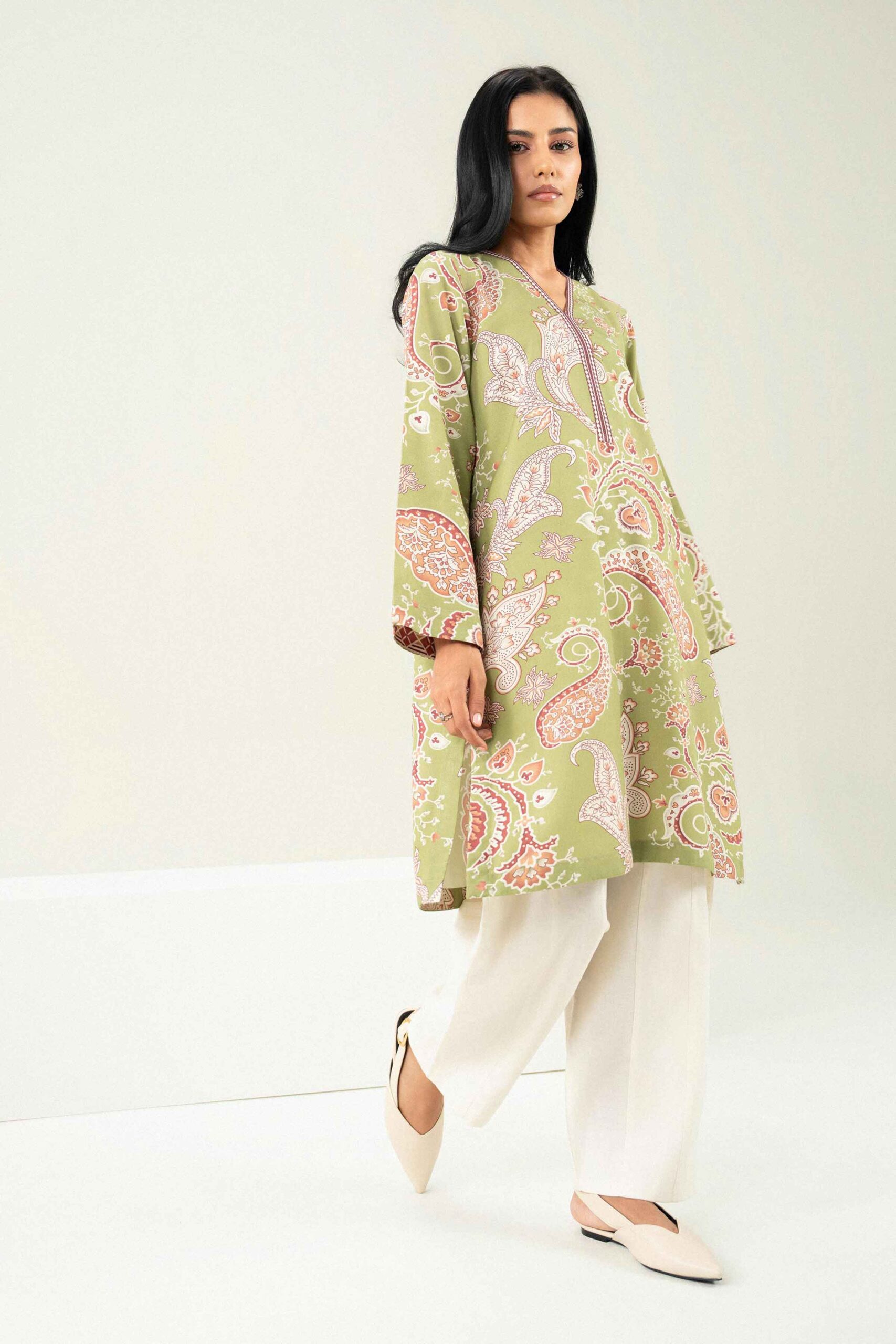Nishat linen winter collection 2026 | printed shirt - st1s-pret26wv1-2 Nishat Linen Winter Collection 2026 | Printed Shirt - ST1S-PRET26WV1-2 - Image 4