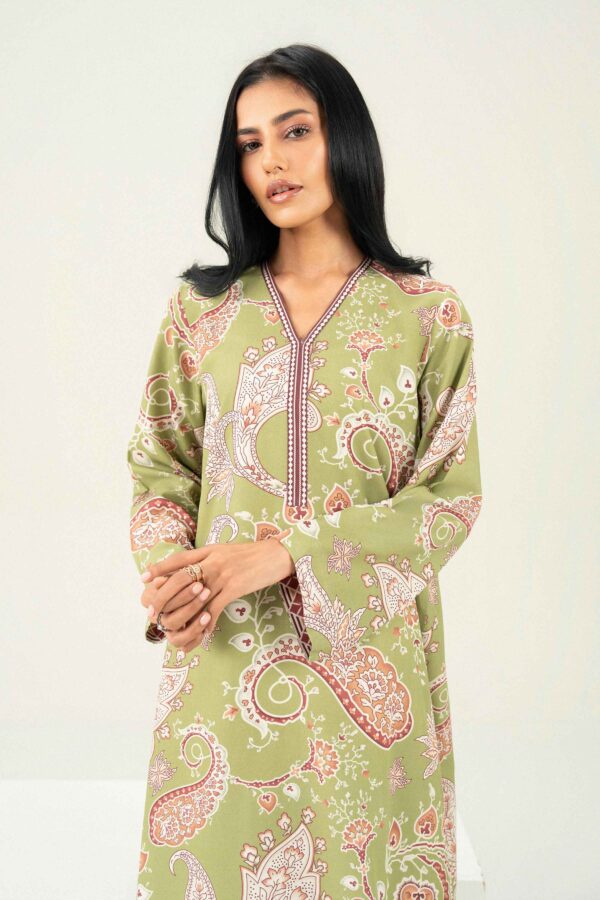 Alternative view of Nishat Linen Winter Collection 2026 | Printed Shirt - ST1S-PRET26WV1-2