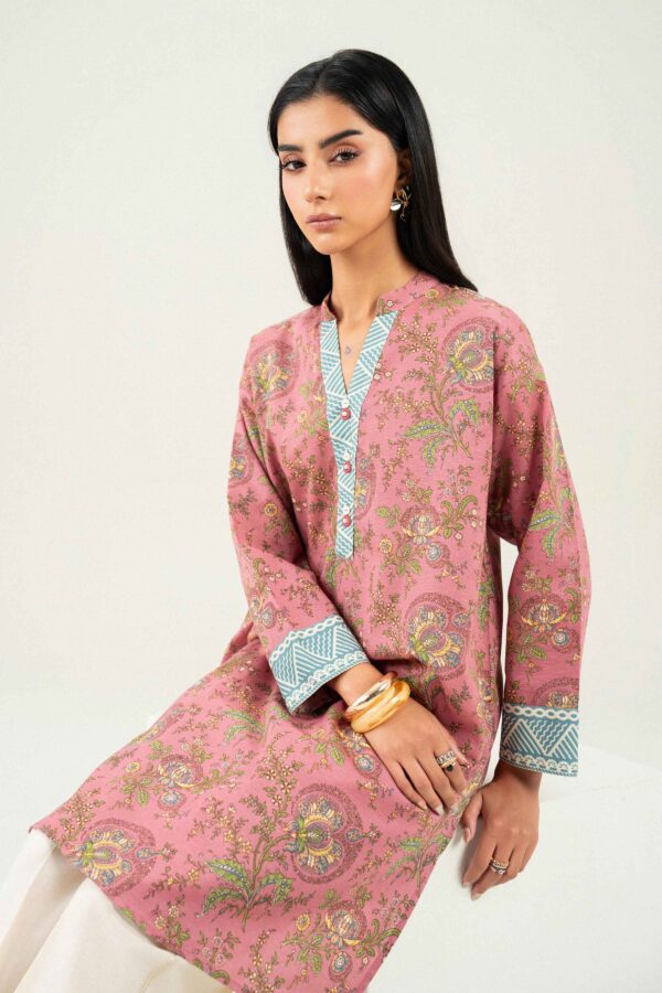 Alternative view of Nishat Linen Winter Collection 2026 | Printed Shirt - ST1S-PRET26WV1-3