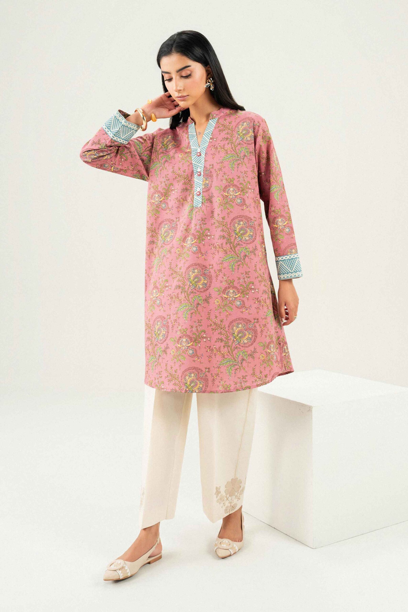 Nishat linen winter collection 2026 | printed shirt - st1s-pret26wv1-3 Nishat Linen Winter Collection 2026 | Printed Shirt - ST1S-PRET26WV1-3 - Image 4