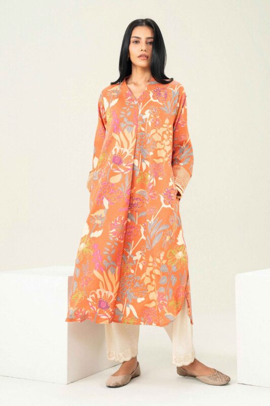 Nishat Linen Winter Collection 2026 | Printed Shirt - ST1S-PRET26WV2-1