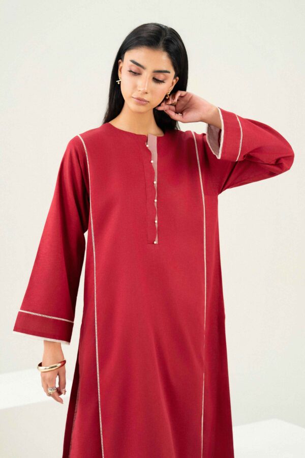 Alternative view of Nishat Linen Winter Collection 2026 | Solid Shirt - ST1S-PRET26WV2-3