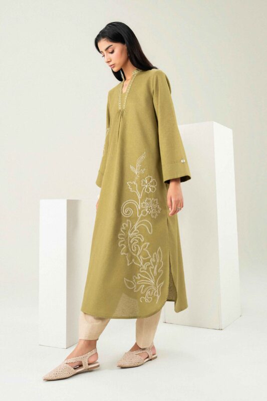 Nishat Linen Winter Collection 2026 | Embroidered Shirt - ST1SE-PRET26WV1-8