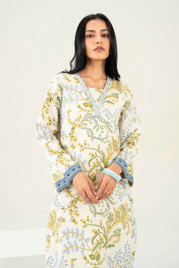 Nishat Linen Winter Collection 2026 | Printed Embroidered Shirt - ST1SE-PRET26WV2-2 - Image 4